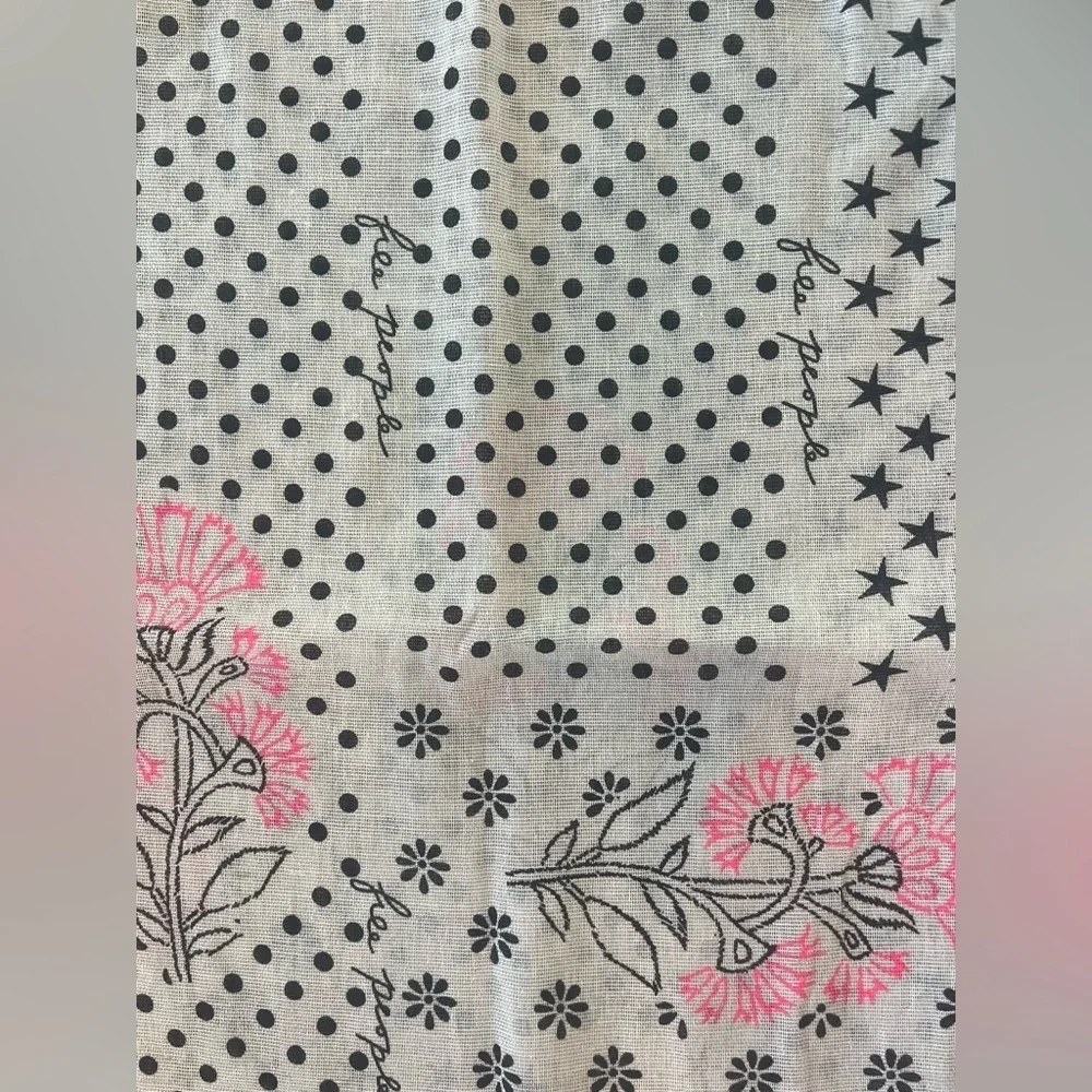 Free People Tote Reusable Linen Bag New without Tags - Picture 3 of 9